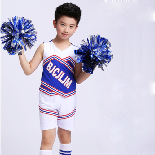 1set Boys Cheerleading Outfit Spandex Size 2 1