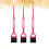 3Pcs Pincéis Para Tratamento E Coloração Rosa 5