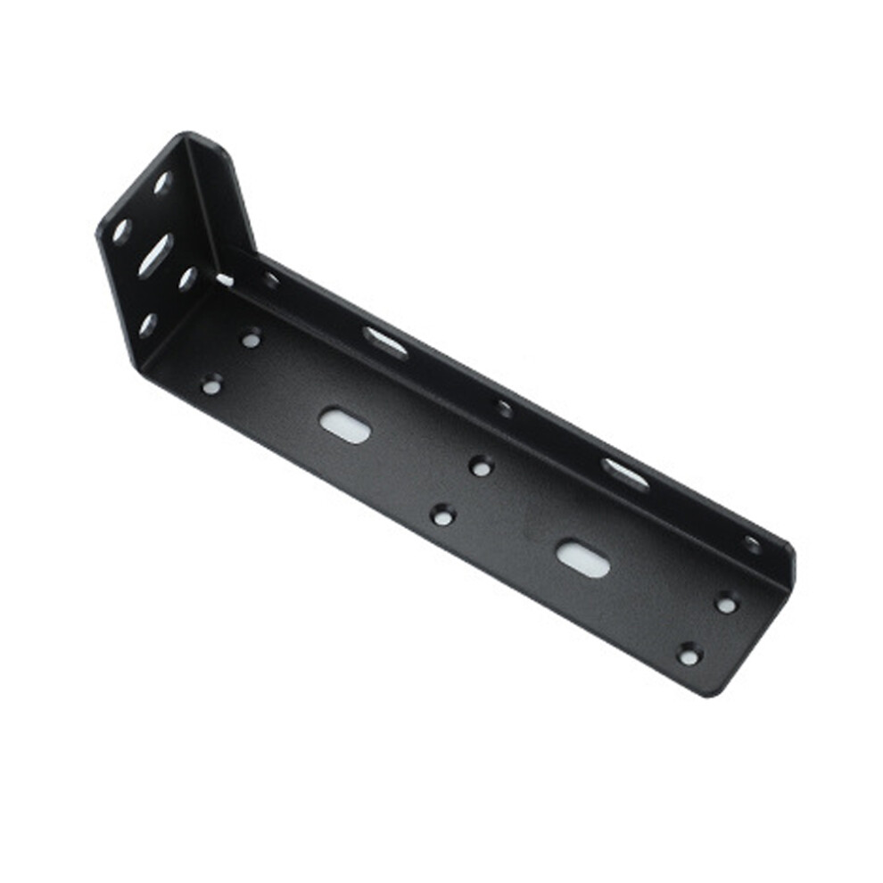 Structural Support For Diy Projects, Reinforcement 90 Degree Angles Easy Installation Heavy Duty Powder-Coated Black Finish, Corner Brace With Include 9436597694741