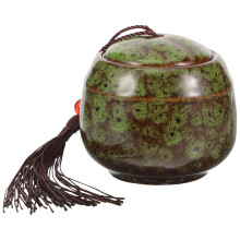 Urn Seal Storage Tank Decorate Souvenir Ceramics
