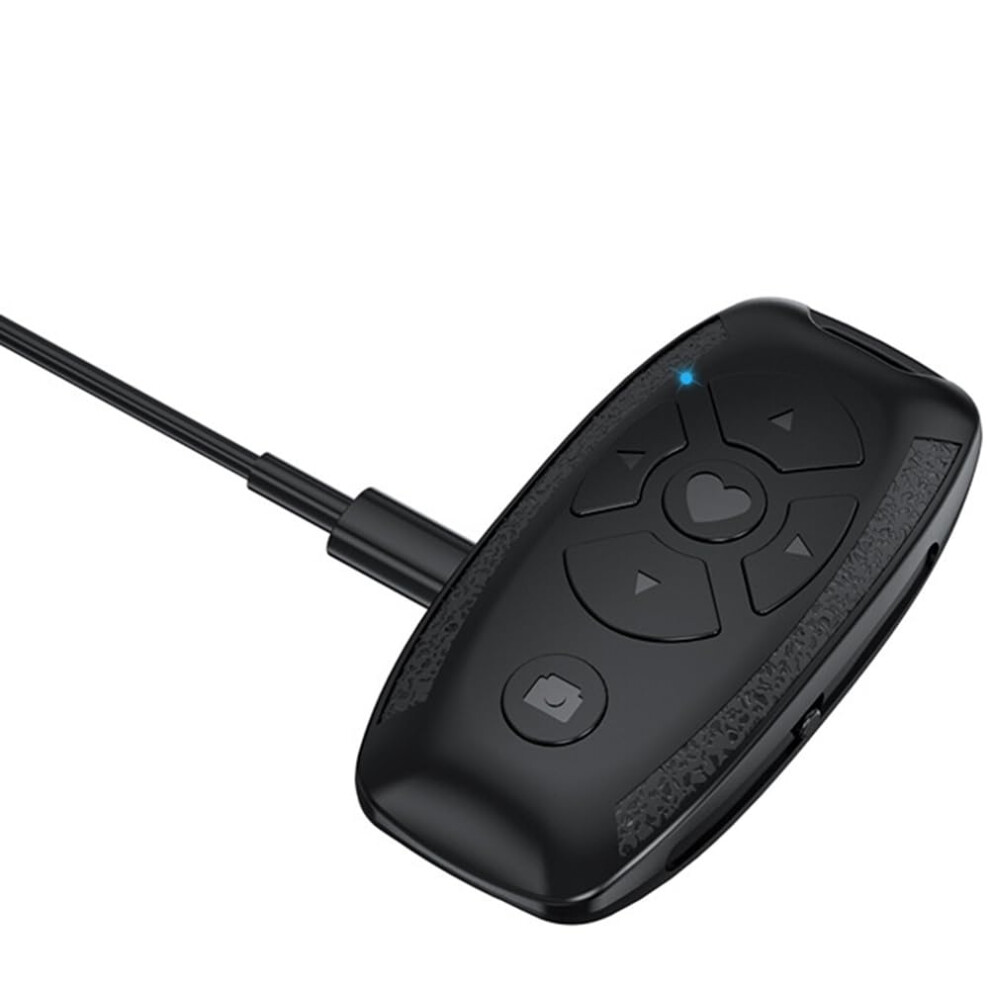 Rechargeable Bluetooth Remote Control With Camera Shutter Release For Phones Ebook Page Turn Model A 9339159662748