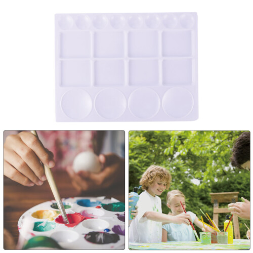 1 Stuks Schilderplaat Wit Plastic Coating Kinderbenodigdheden 2