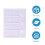 1 Stuks Schilderplaat Wit Plastic Coating Kinderbenodigdheden 2