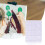 1 Stuks Schilderplaat Wit Plastic Coating Kinderbenodigdheden 10