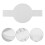100Pcs Round Parchment Paper Liners With Lift Tabs For Cake Baking 10