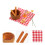 Conjunto Miniatura Casa De Cesta De Pão Com Acessórios 6