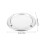 Speaker Grille Silver Plastic Round 2pcs 3