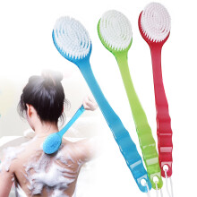 Exfoliërende huidmassager met afneembare nylon borstelkop, verbetert de gezondheid van de huid door zachte maar effectieve reiniging, verlengde