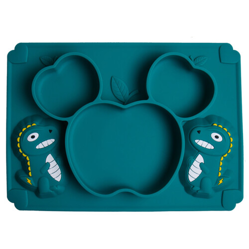 1 Dividido Silicone com Ventosa para Bebê 2