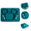 1 Dividido Silicone com Ventosa para Bebê 5