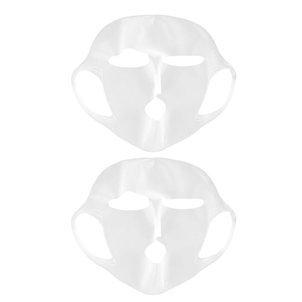 Iplusmile 2Pcs 3D Panda Shape Silicone Mask Covers For Anti Evaporation