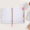 English Notebook Planner 2024 Monthly Daily Bloco Escritório 8