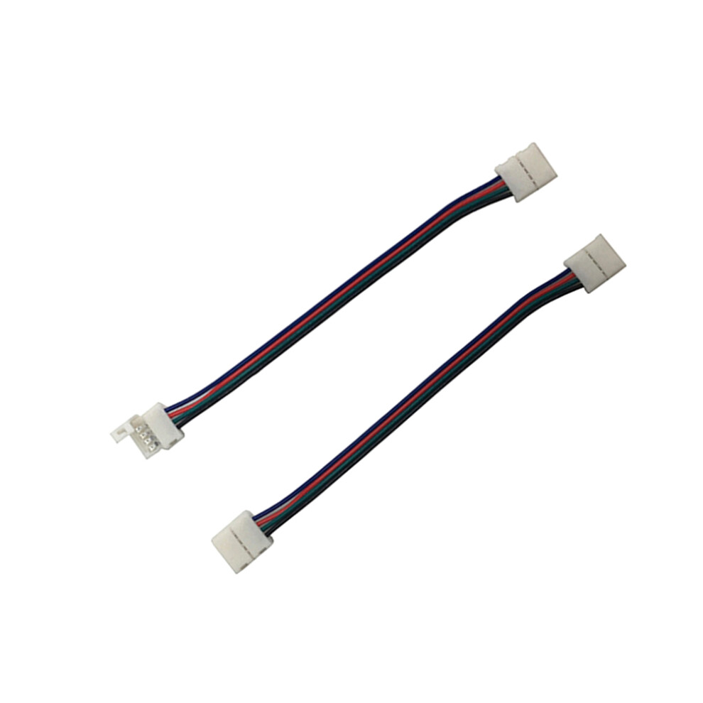 4 Pcs Rgb Led Strip Connector 5050/3528/5630 4 Pin Solderless Light 3572456809331