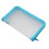 Small Document Folders Zippered Closure Water Resistant-Blue 1