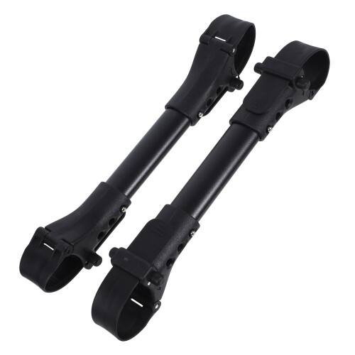 4Pièces Connecteurs Double Poussette Extérieur Bébé Noir Aluminium