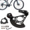 Bicycle Protective Chain Guide, AntiFall Single Disc, High Strength, Black 1