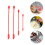 4St Flexibele Siliconen Spatels Voor Jam, En Makeup 3