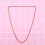 Raindrops Kristal Strass Ketting Voor Sieraden Rood 2 Mm 10