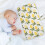 Foldable Baby Diaper mat Waterproof Soft Light Yellow 9