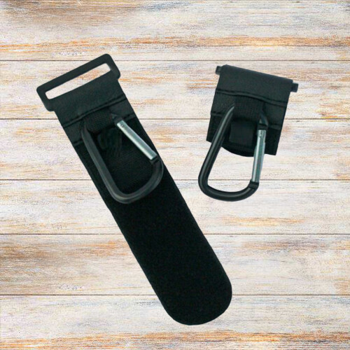 2Pcs Practical Baby Car Hooks Black Sturdy Stroller Hooks 2