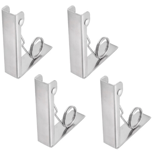 4 Tischrockclips Elastisch Tischdeckenklammer