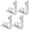 4 Tischrockclips Elastisch Tischdeckenklammer 4
