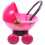 Movable Stroller Model Miniature Shopping Cart Desktop Decor 7