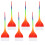 6Pcs Professional Hair Dye Brush With Rainbow Handle 11