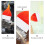 6Pcs Professional Hair Dye Brush With Rainbow Handle 6