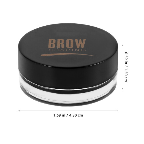 Gel Para Sobrancelhas Preto Resistente À Com Pincel Para 1