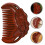 Haarkamm Holz Weitstufig Haushaltskamm Massager 4
