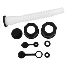 3 Sets Plastic Oil Tank Nozzle Parts With Gasket Plug And Vent Cover