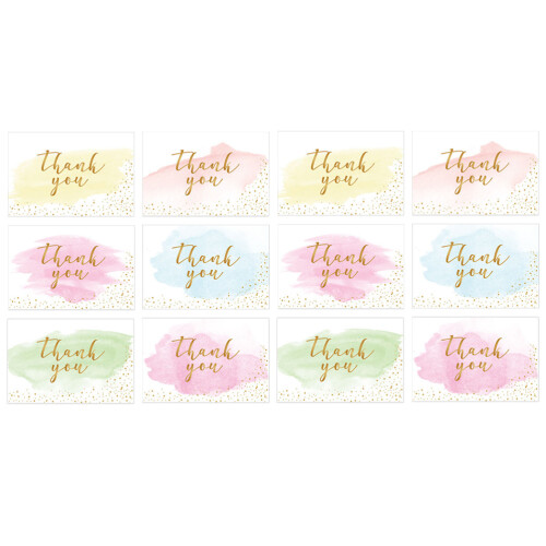 12pcs Diy Message Cards With Creative Design For