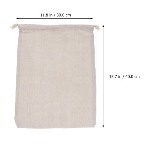 2 Unidades Sacos Para Pão Com Cordão De Reutilizável 1