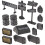 2 Sets Miniature Military Equipment Models For Kids 1