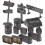 2 Sets Miniature Military Equipment Models For Kids 8