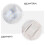 1Pc Rv Interior Lamp White ABS Dome Light Energy Saving 8