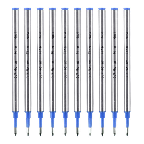 Replacement Pen Refills For Ballpoint-Blue 0.7 Direct insertion