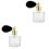 2Ud Perfume Vidrio Spray Recargable Reutilizable Transparente 3