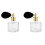 2Ud Perfume Vidrio Spray Recargable Reutilizable Transparente 2
