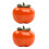 2Pcs Household Ceramic Tea Jars Persimmon Shaped Assorted Colors 4