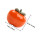 2Pcs Household Ceramic Tea Jars Persimmon Shaped Assorted Colors 2