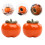 2Pcs Household Ceramic Tea Jars Persimmon Shaped Assorted Colors 7