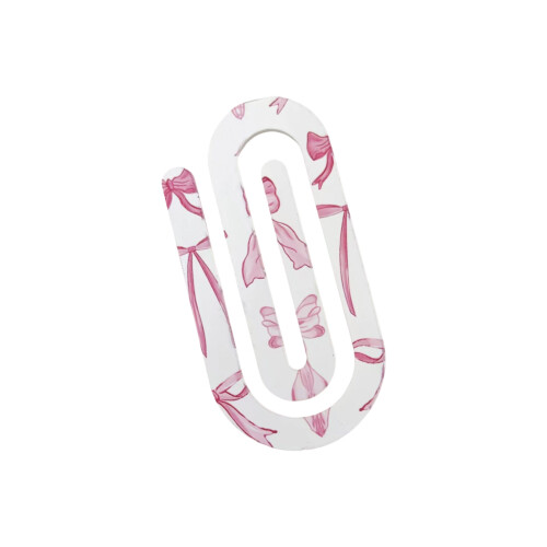 Grands trombones en acrylique, 10 pièces, marque-pages-1