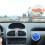 2St Auto Dashboard Staal Mini Digitale Adhesieve Wagenklok 5