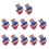 12Pcs Wind Up Walking Chattering Teeth With Feet For Kids 4