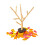 wooden with leaves 3d diy educational toy 2