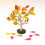 wooden with leaves 3d diy educational toy 4