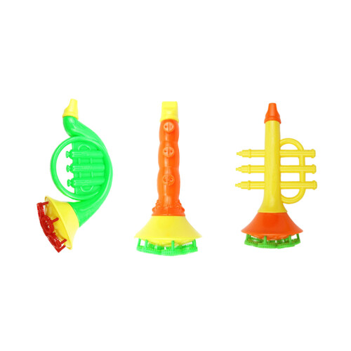 3Pcs Musical Instruments Shaped Bubble Machine For Kids Outdoor Play 2