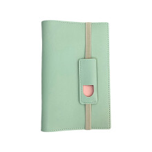 A6 Small Notebook Journal Notebook PU Leather Cover-Green.